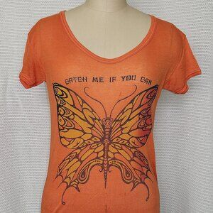 Catch Me if You Can | Short Sleeve | V-neck | Vintage Top